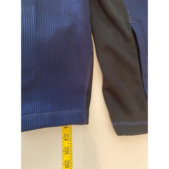 Izod Mens Advantage Performance Stretch Jacket Blue/Black Full Zip XL - Picture 10 of 10